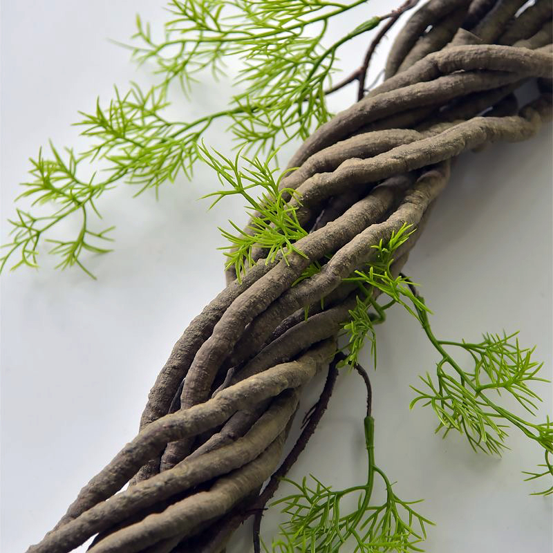 Sphagnum Moss Dry - Künstliche Efeu-Pflanzen 100 cm PVC Kunst-Rattan